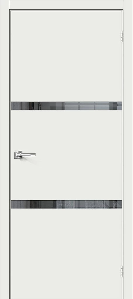 Фото Межкомнатная дверь Браво-2.55.П White Matt BR5452
