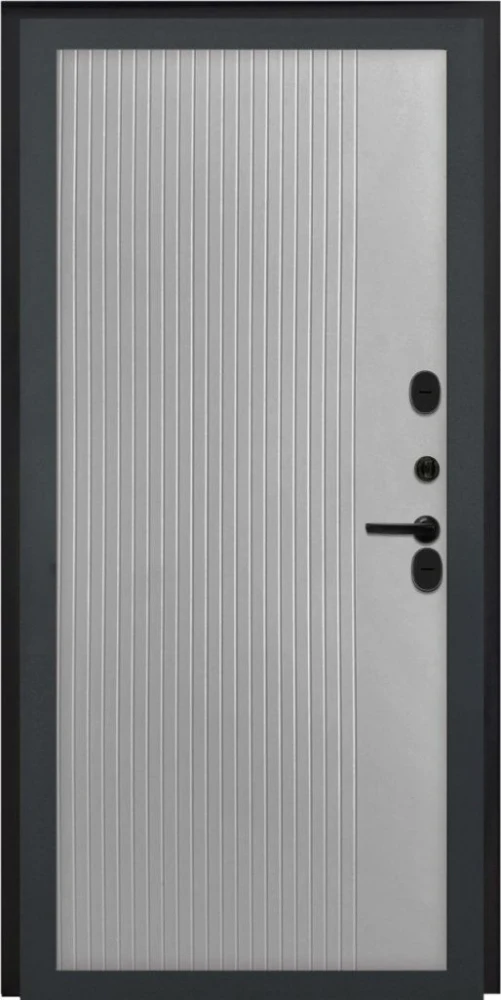 Входная дверь ДвериПРО L-Термо серебро ФЛ-790 Velutto Grigio DPRO201244 внутренняя сторона