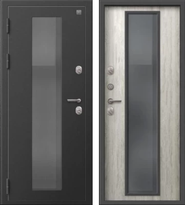 Дверь Термо-1000 Пепельный муар - Полярный дуб