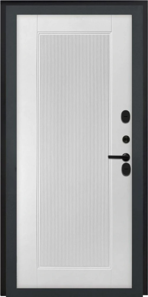 Входная дверь ДвериПРО L Термо ПВХ 10мм Астрод Velutto Bianco DPRO198157 внутренняя сторона