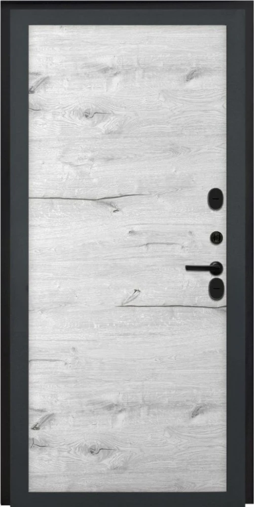 Входная дверь ДвериПРО L Термо Без фрезеровки Дуб арктик горизонт DPRO204737 внутренняя сторона