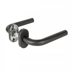 Ручка раздельная R.DSS201-0201P/19 INOX 201 BLACK (овальное основание)