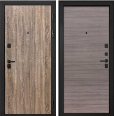Дверь Интекрон Профит Black (фурнитура черная) Дуб турин